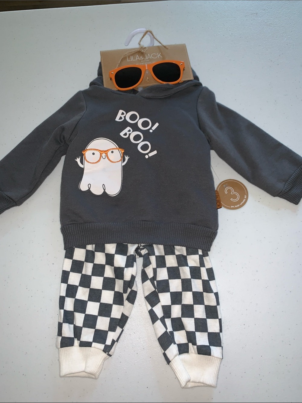 Lila & Jack, New York three-piece baby outfit 3-6 months NEW WITH TAGS - Picture 2 of 8